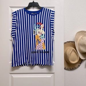 Zara Women in Art Miranda Makaroff Tee | Size Large